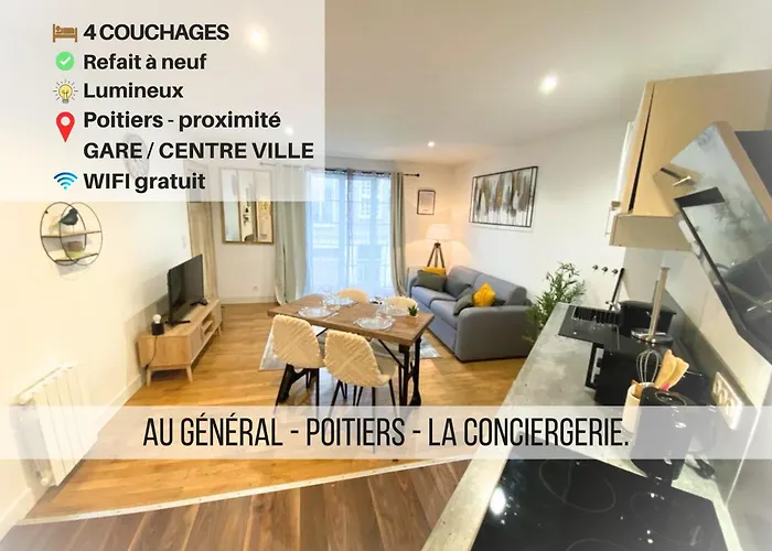 Le General - 4 Personnes - - La Conciergerie Apartamento Poitiers